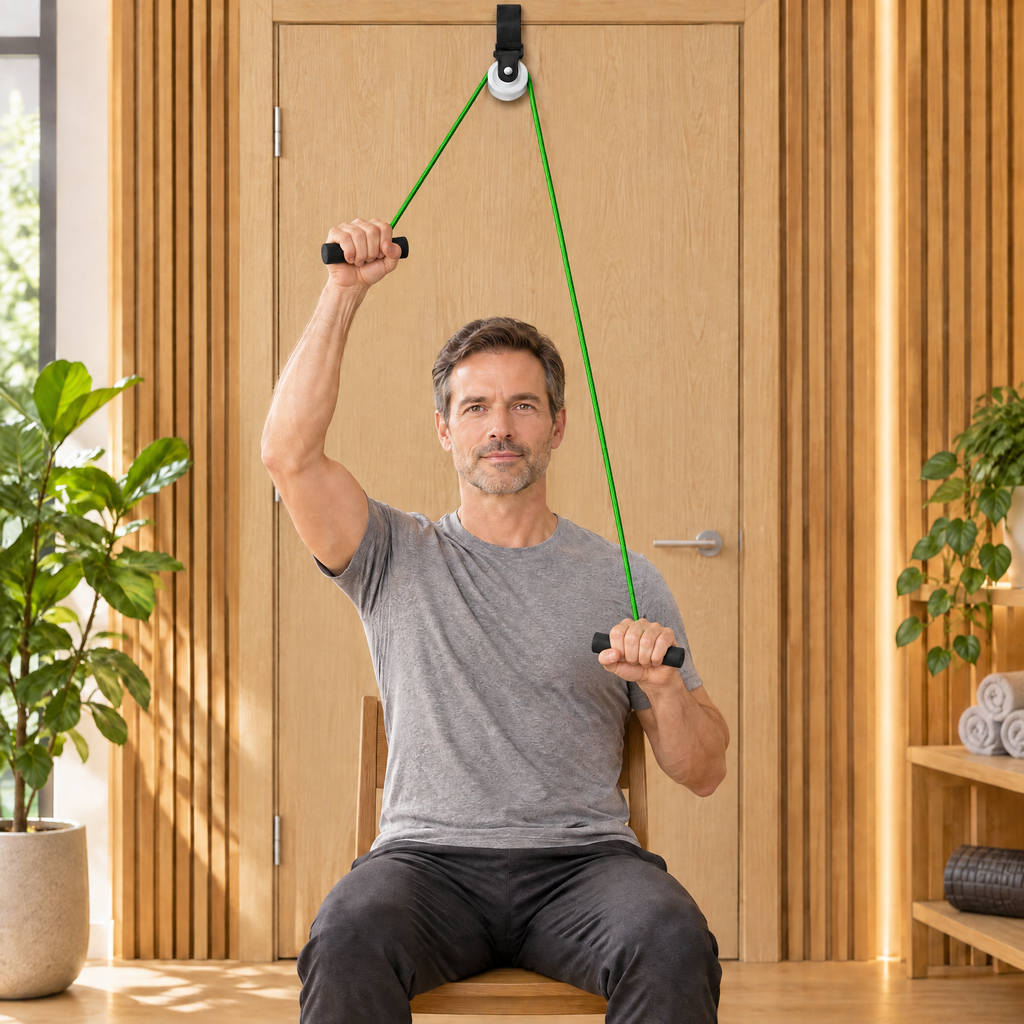 Arm & Shoulder pulley in gebruik